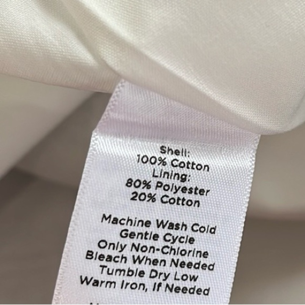 NWOT Talbots Blue & White Gingham Check Sleeveless Pleated Dress Size 8P - Picture 5 of 15